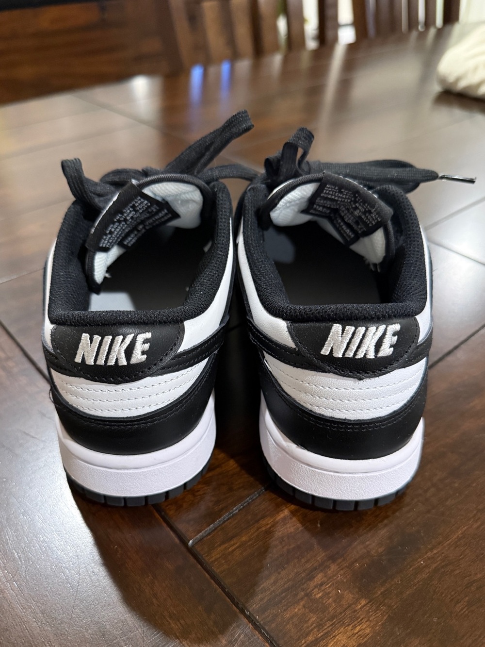Nike Dunk Low Panda Black White Women’s Size 7.5 - Picture 3 of 6